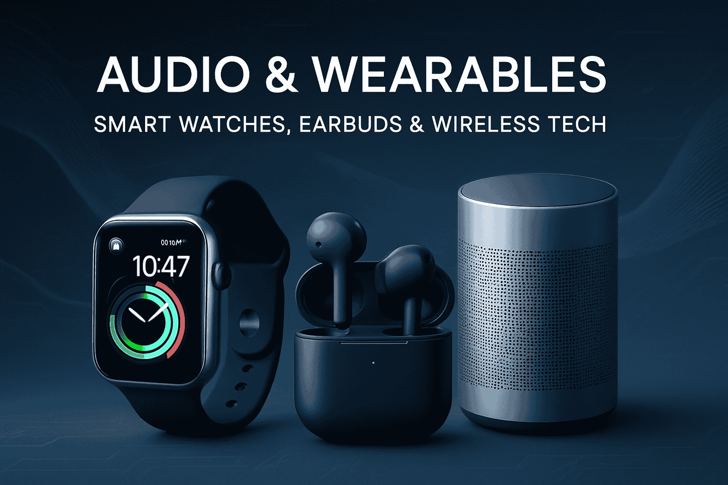 Audio & Wearables – Smart Watches, Earbuds & Wireless Tech