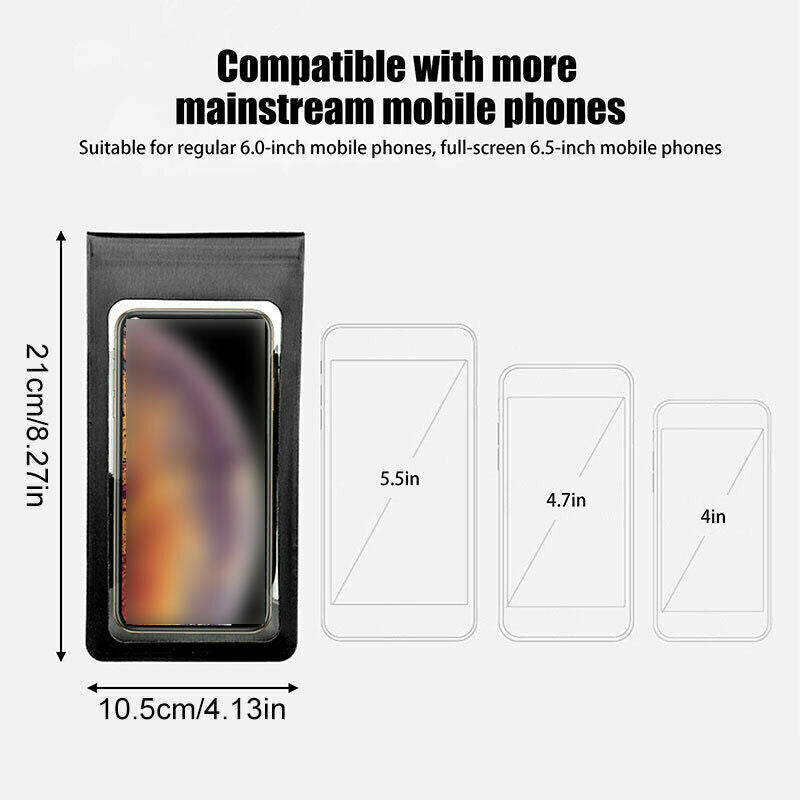 Bicycle Motor Bike 360 Waterproof Phone Case Mount Holder – Universal Fit CJ