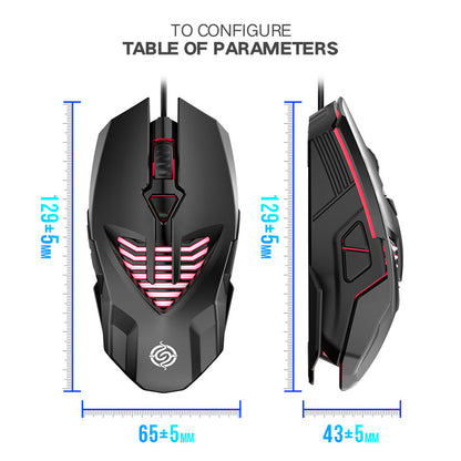 Office Gaming Computer Usb Wired Mouse CJ