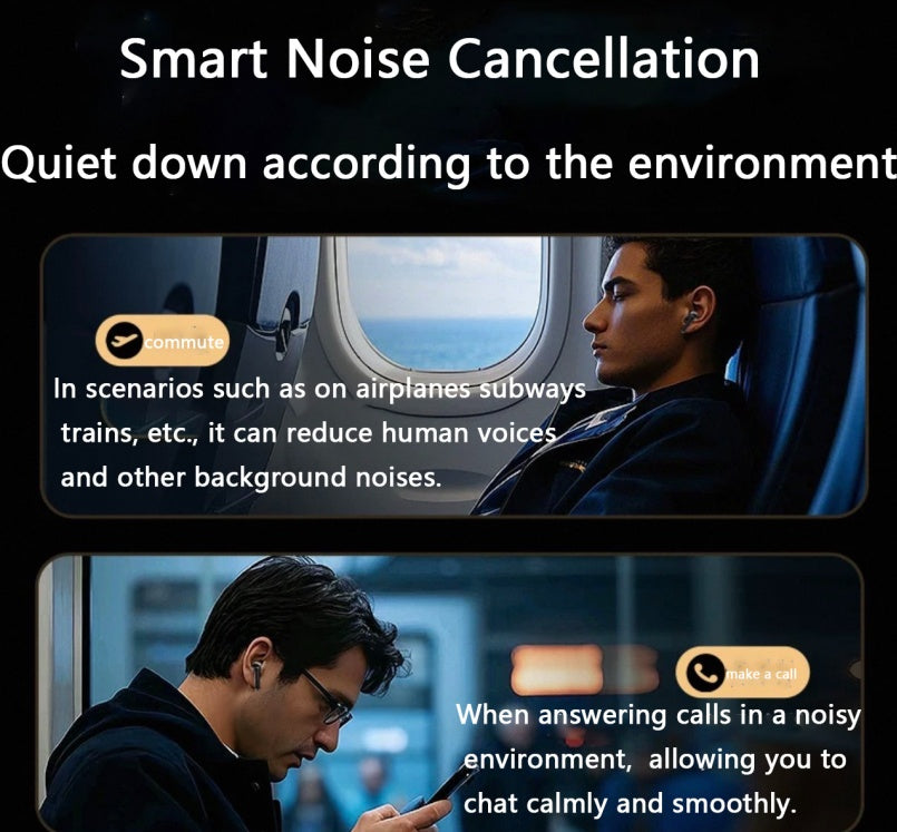 AI Simultaneous Interpretation Bluetooth Headphones For Couples CJ