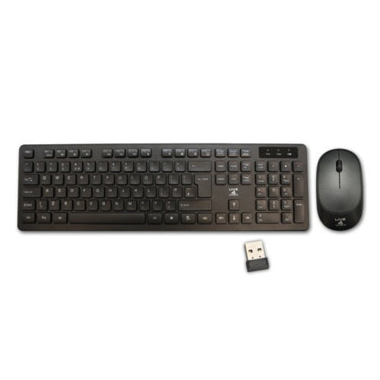 2.4GHz Wireless Keyboard and Mouse Set UK – Full-Size USB Combo CJ