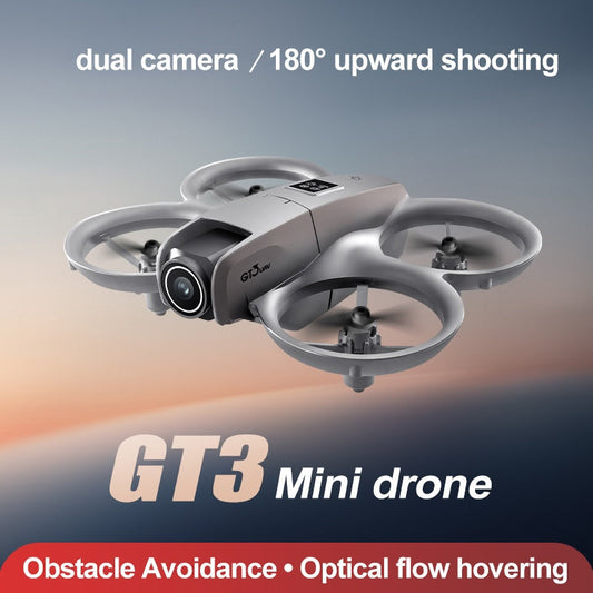 GT3 Small Unmanned Aerial Vehicle, Optical Flow Hovering, Stable Flight, Propeller Protection, Safe Flight, Equipped With Dual Cameras, Electrically Adjustable, Easy To Operate, Easy To Get Started, S CJ
