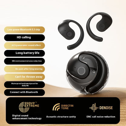 AI Translation Small Coconut Ball Wireless Bluetooth Headset Ear-mounted Headset CJ