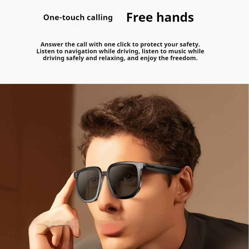 AI Smart Glasses Call Wireless Bluetooth Audio Sunglasses CJ