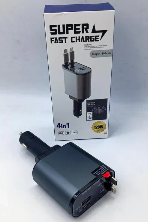 4 in 1 Retractable Charger JK MART