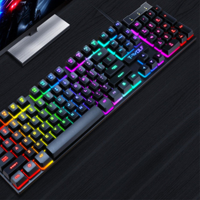 Gaming Usb Luminous Wired Keyboard Oberlo