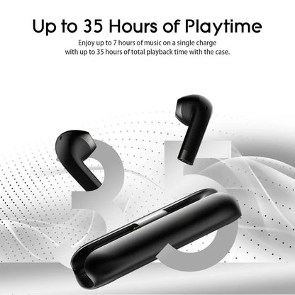 Bluetooth Headset - High Sound Quality Wireless Binaural Mini In-ear Sports Noise Cancellation CJ