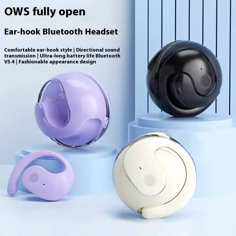 AI Translation Small Coconut Ball Wireless Bluetooth Headset Ear-mounted Headset CJ