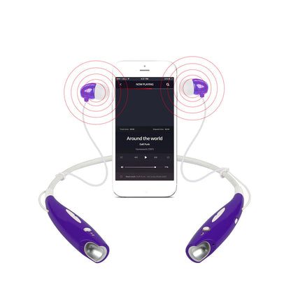 Wireless Stereo Headsets Sport Neckband Headphones In-ear Magnetic IPX4 Waterproof Earbuds With Built-in Mic Call Vibrate Alert Number Broadcast Running Gym CJ