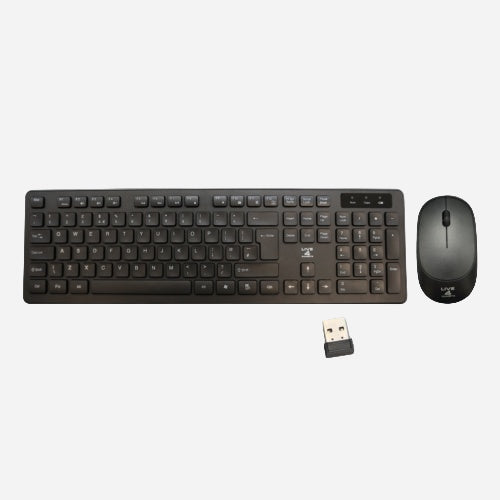 2.4GHz Wireless Keyboard And Mouse Set UK USB Dongle For PC Laptop Full-Size NEW CJ
