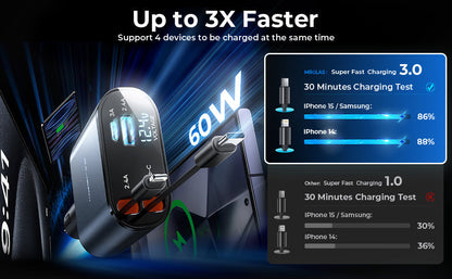 4 in 1 Retractable Charger JK MART