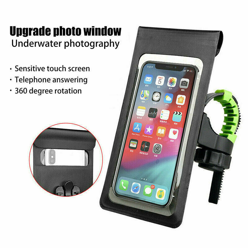 Bicycle Motor Bike 360 Waterproof Phone Case Mount Holder – Universal Fit CJ