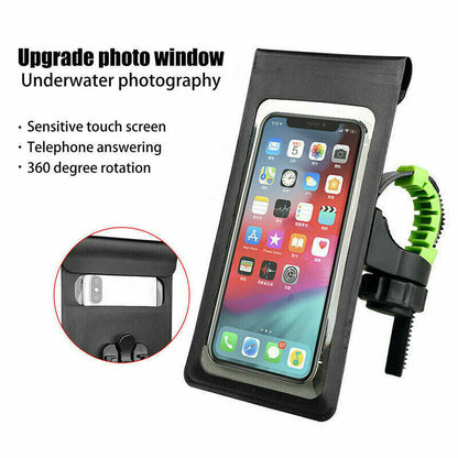 Bicycle Motor Bike 360 Waterproof Phone Case Mount Holder – Universal Fit CJ