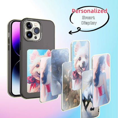 E-ink Screen Phone Case Unlimited Screen Projection Personalized Phone Cover Battery Free New Designer Luxury Phone Case CJ