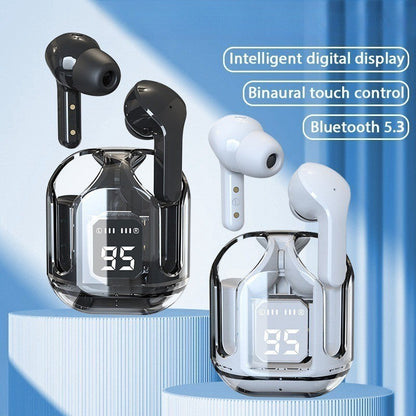Bluetooth 5.3 Over-ear Headphones, Air31 True Wireless Stereo Hi-fi Sound Headphones, Nirkabel Headphones LED CJ