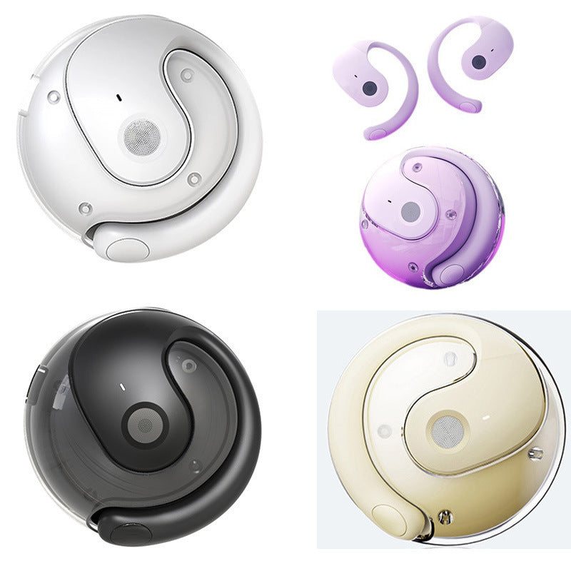 AI Translation Small Coconut Ball Wireless Bluetooth Headset Ear-mounted Headset CJ