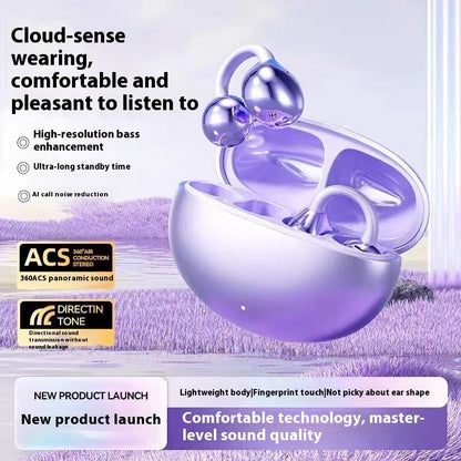 AI Smart Translation M91 Clip-on Wireless Bluetooth Headset CJ