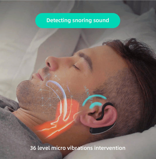 24 Hours Bluetooth Anti-snoring Device Charge Snore Earset Sleeping Aid Snoring Analyzes Sleep Datas Good Sleep CJ