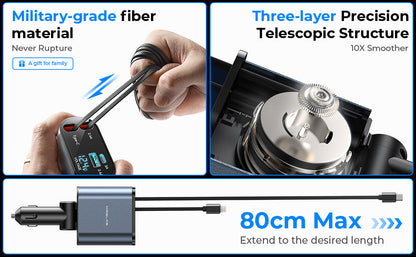 4 in 1 Retractable Charger JK MART