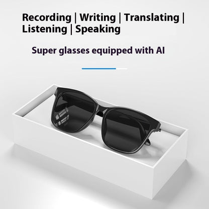 Intelligent AI Translation Wireless Bluetooth Glasses Headset Language Real-time Interpretation CJ