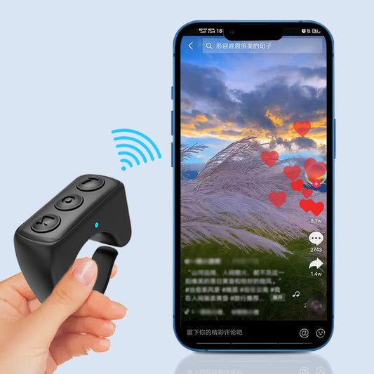 Hands-Free Bluetooth Remote Ring for Smartphones