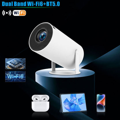 5G 4K Projector Smart HD LED WiFi Bluetooth HDMI USB Android Office Home Theater CJ